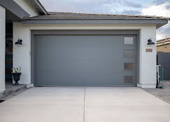 New modern garage door installation by USTX in DFW